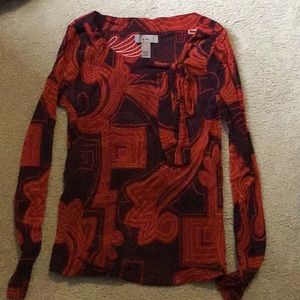 I. E. Bulk and red see through top size S